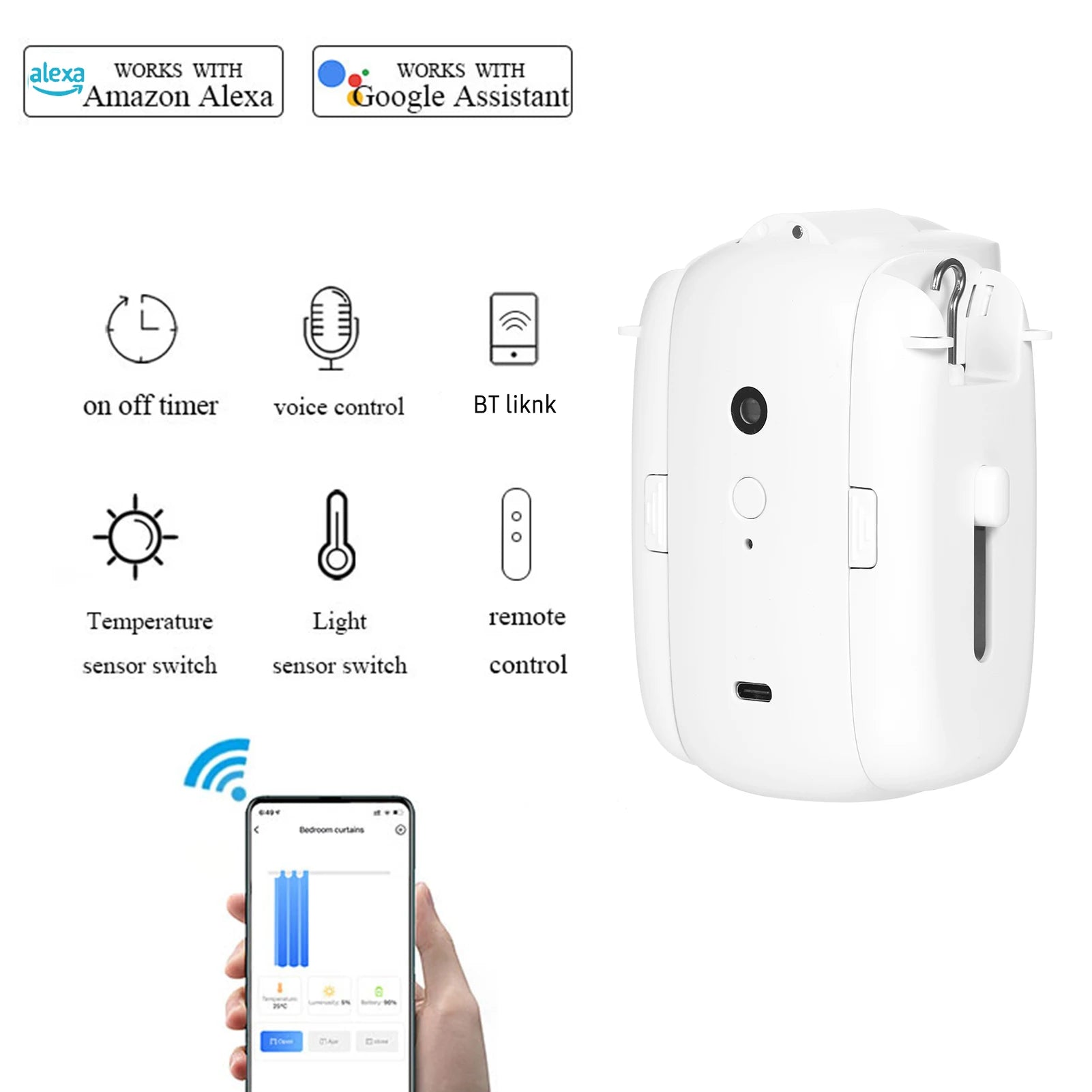Tuya Smart Curtain Motor