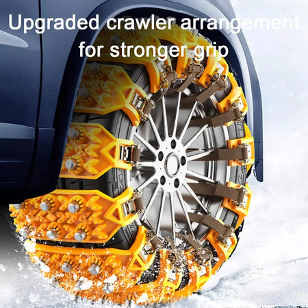 Car Snow Chains &ndash; Heavy Duty Anti Skid Performance Pro Plus