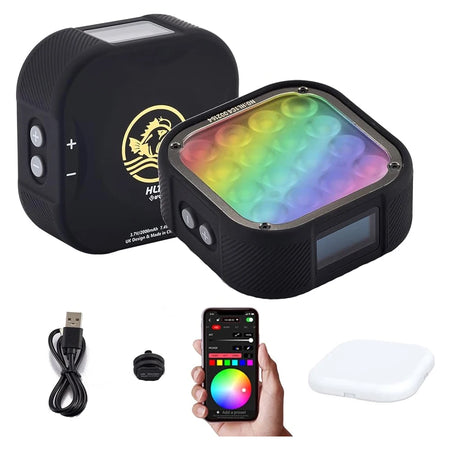IFOOTAGE RGB Video Light - 360Deg App Control 18 Effects