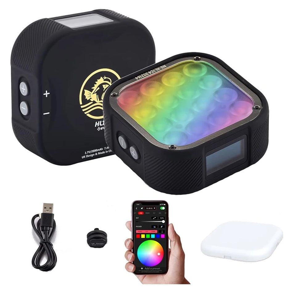 IFOOTAGE RGB Video Light - 360Deg App Control 18 Effects