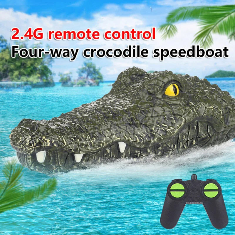 Rc Boat Kids Toy &ndash; Realistic Remote Control Crocodile