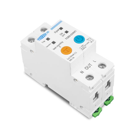 TOMZN 63A WiFi Smart Switch with Energy Meter and Circuit Protection