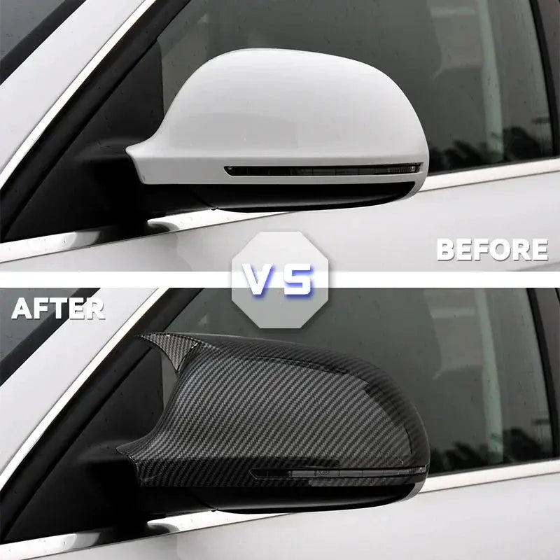 For Audi A3 8P A4 A5 B8 Q3 A6 C6 4F S6 Signal light protection cover SQ3 Rearview Mirror Cover A8 D3 8K Easy to install by InterCyprus Trading Ltd