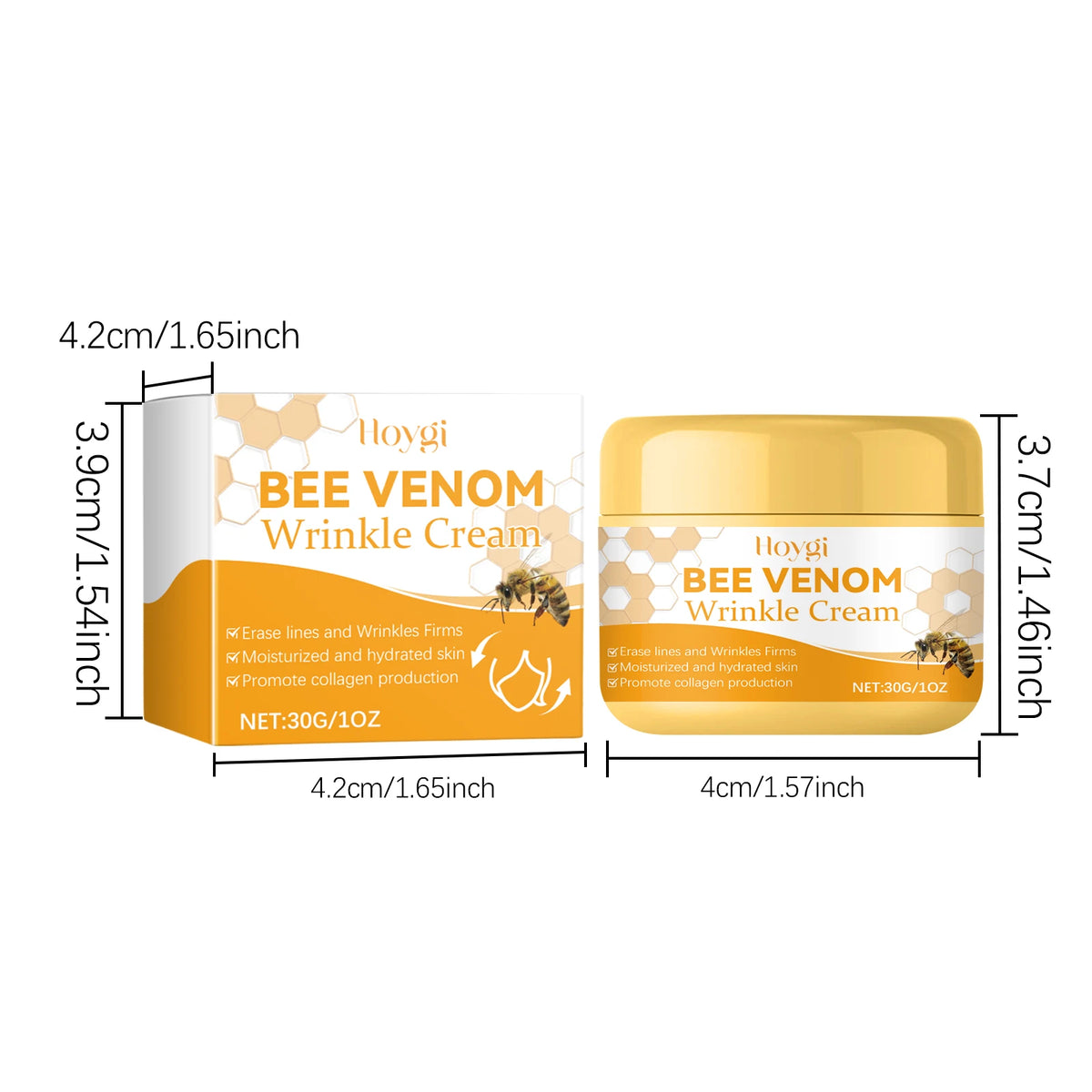 Bee Venom Face Cream &ndash; Intense Hydration and Rejuvenation 30g boxed