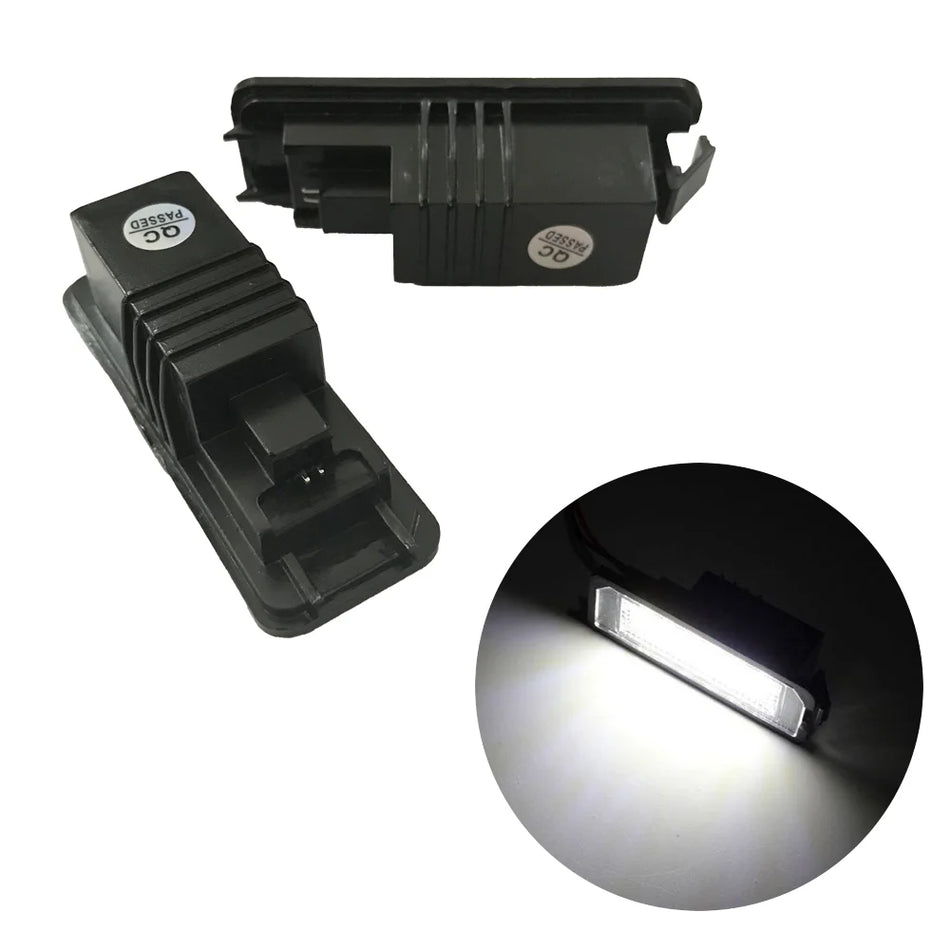 Luces de matrícula LED para VW Passat B6 B7, sin errores en el bus CAN, carcasa de PC, 2 piezas