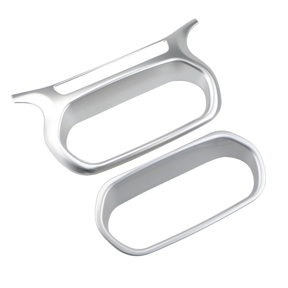 Center Console Chrome Trim Sticker for Jeep Renegade 2015-2019 Dashboard AC Switch Cover