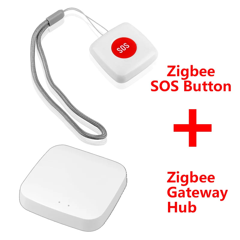 SMARSECUR TUYA ZigBee ZB-SOS-2 &ndash; Elderly Emergency Button ZB-SOS-2HUB