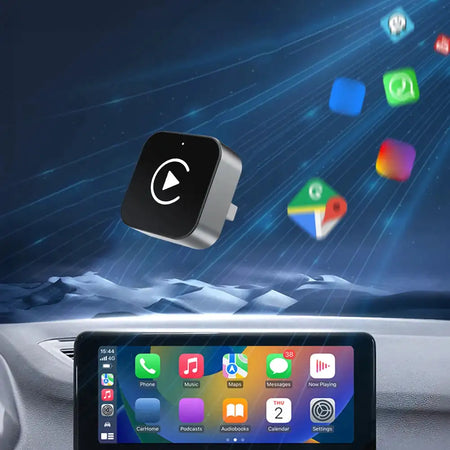 2 In 1 Wireless CarPlay Android Auto Adapter Plug And Play