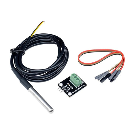 DS18B20 Temperature Sensor Module Kit &ndash; Waterproof Stainless Steel Probe