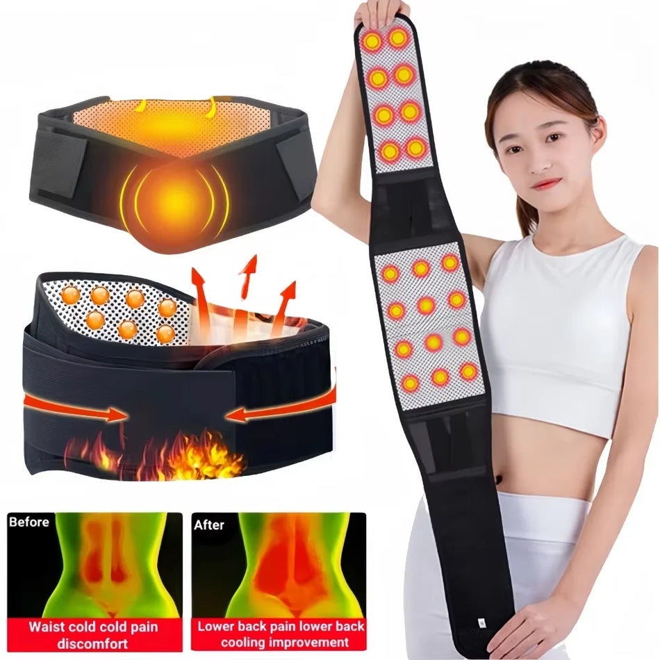Adjustable Waist Tourmaline Self Heating Magnetic Belt