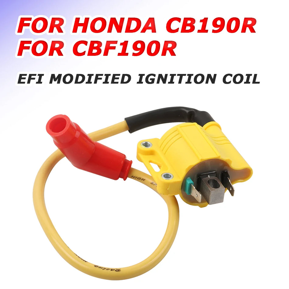 Honda CB190R CBF190R EFI Ignition Coil With High Quality Metal And Rubber For Improved Ignition Efficiency