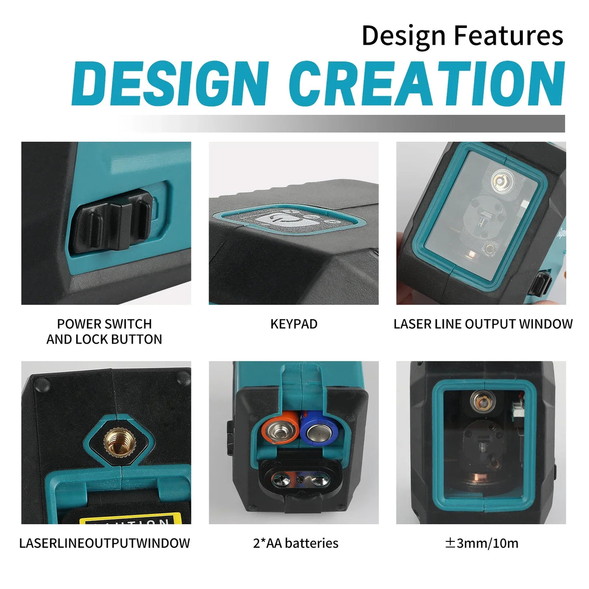 Laser Level Mini 2-Line Cross Horizontal &ndash; Auto Alignment