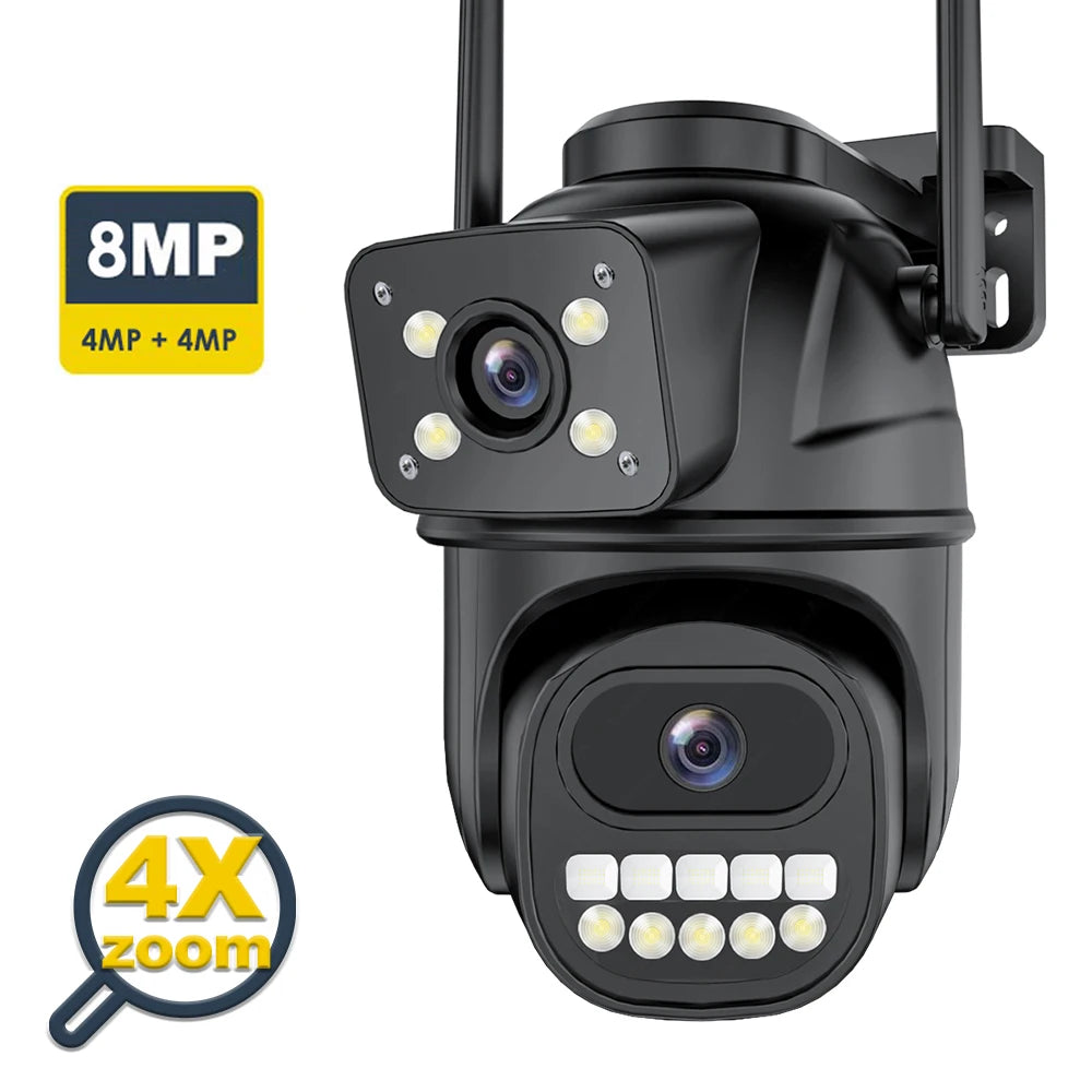 12MP 6K Outdoor WIFI PTZ Camera 4K 8MP Camera / UK Plug