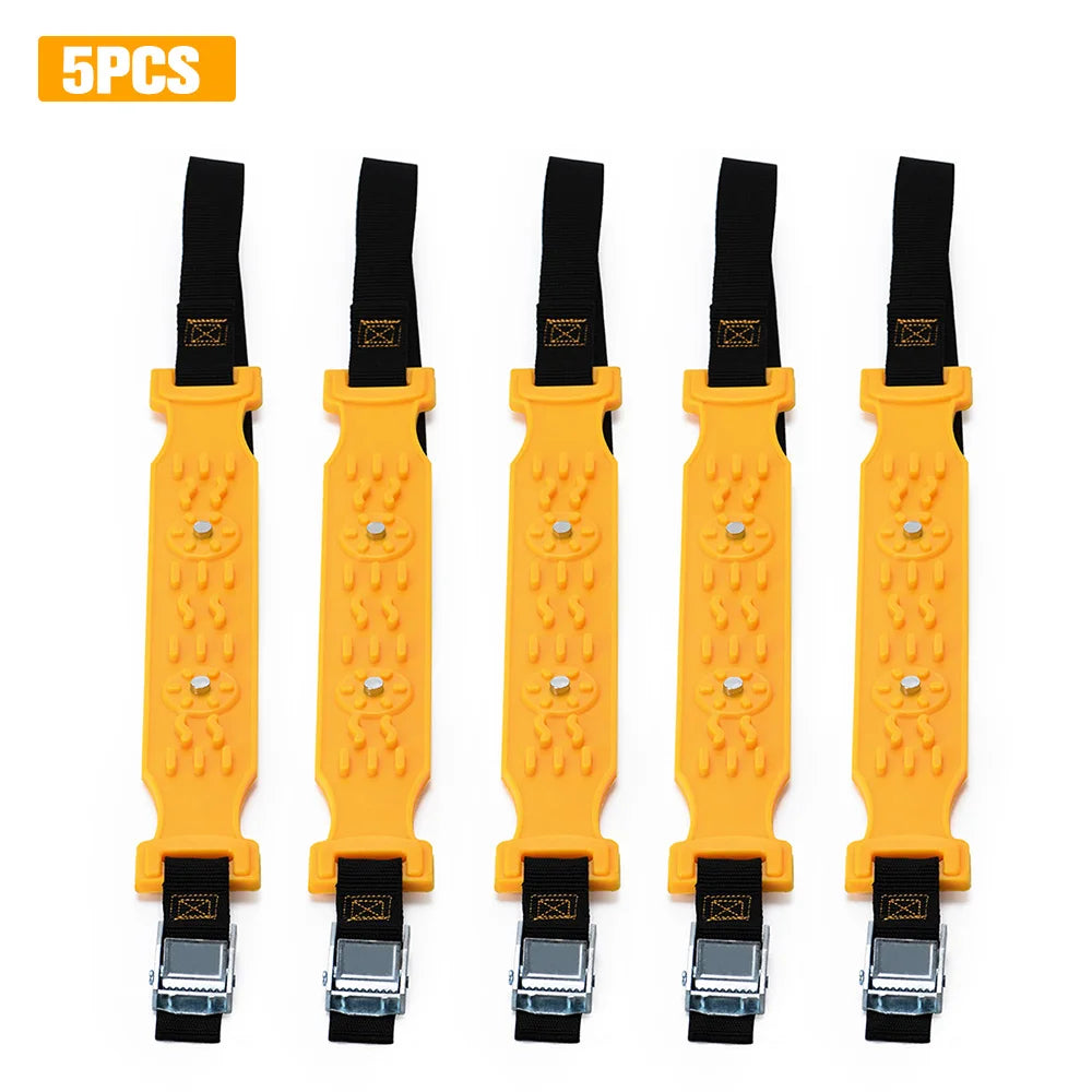 STC03 Car Winter Snow Chains - Ultra Durable Anti Slip 5 PCS
