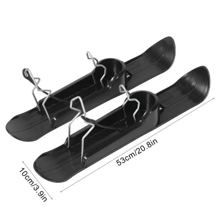 Winter Balance Cycle Snow Sled Kit &ndash; Lightweight Setup Black
