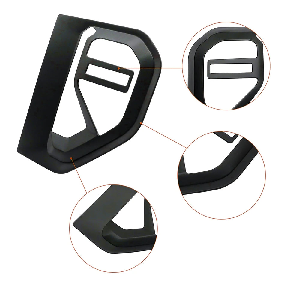 Külgventiili katte äär matt must ABS Ford Ranger T9 2023 vastupidav välimine aksessuaar