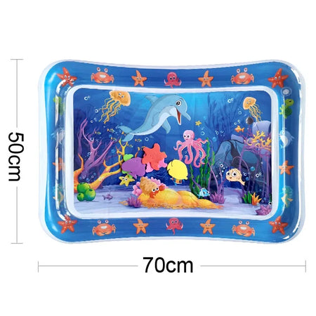 Inflatable Baby Water Play Mat for Tummy Time 1PCS