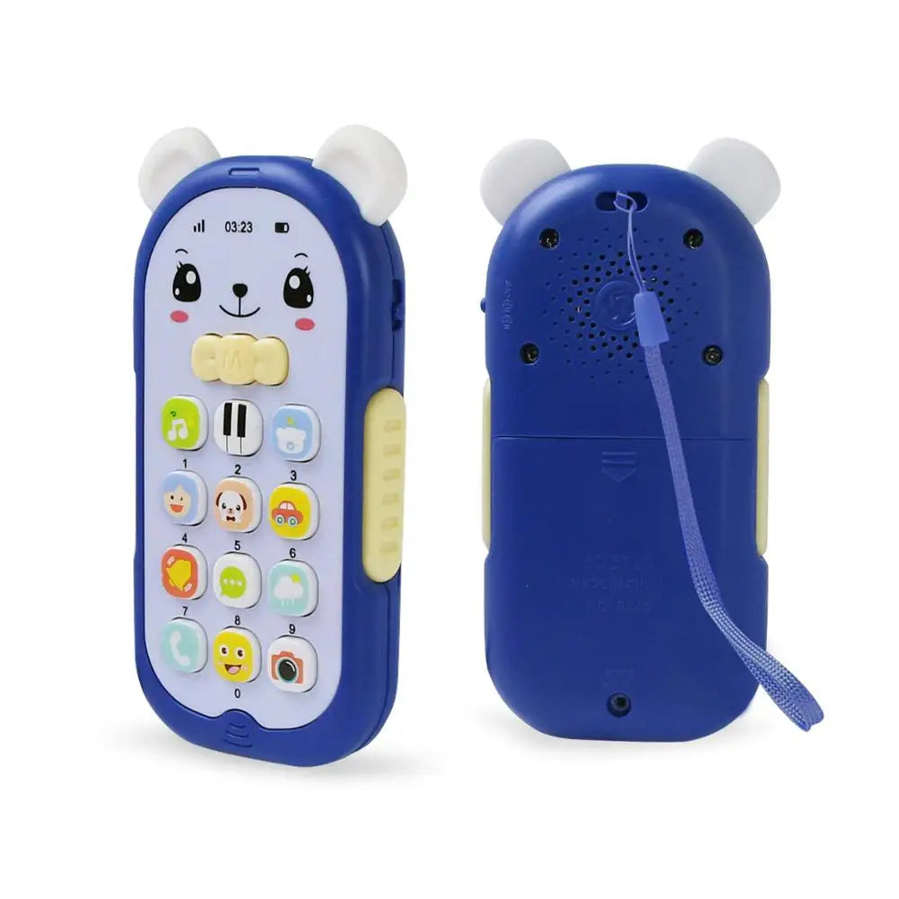 Baby Musical Mobile Phone &ndash; Educational Sound and Light Features B blue