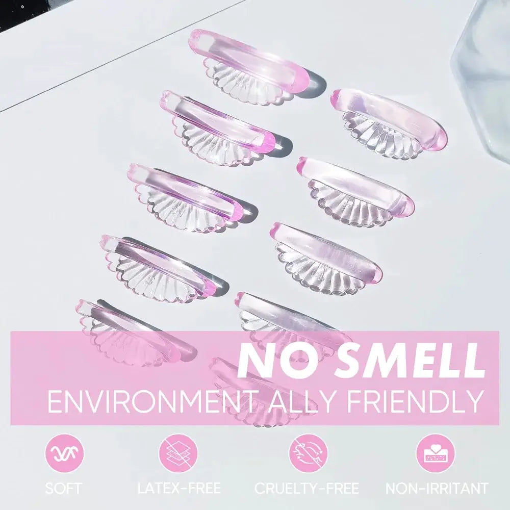 5 Pairs C Curl Silicone Eyelashes Perming Curler Eyelash Perming Pad Reusable Lash Lift Shield Pad Eyelash Lifting Tool by InterCyprus Trading Ltd