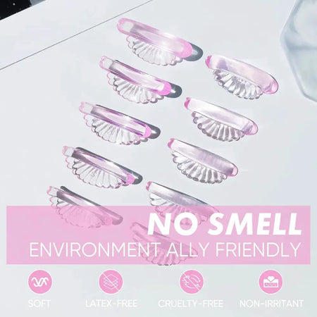 5 Pairs C Curl Silicone Eyelashes Perming Curler Eyelash Perming Pad Reusable Lash Lift Shield Pad Eyelash Lifting Tool by InterCyprus Trading Ltd