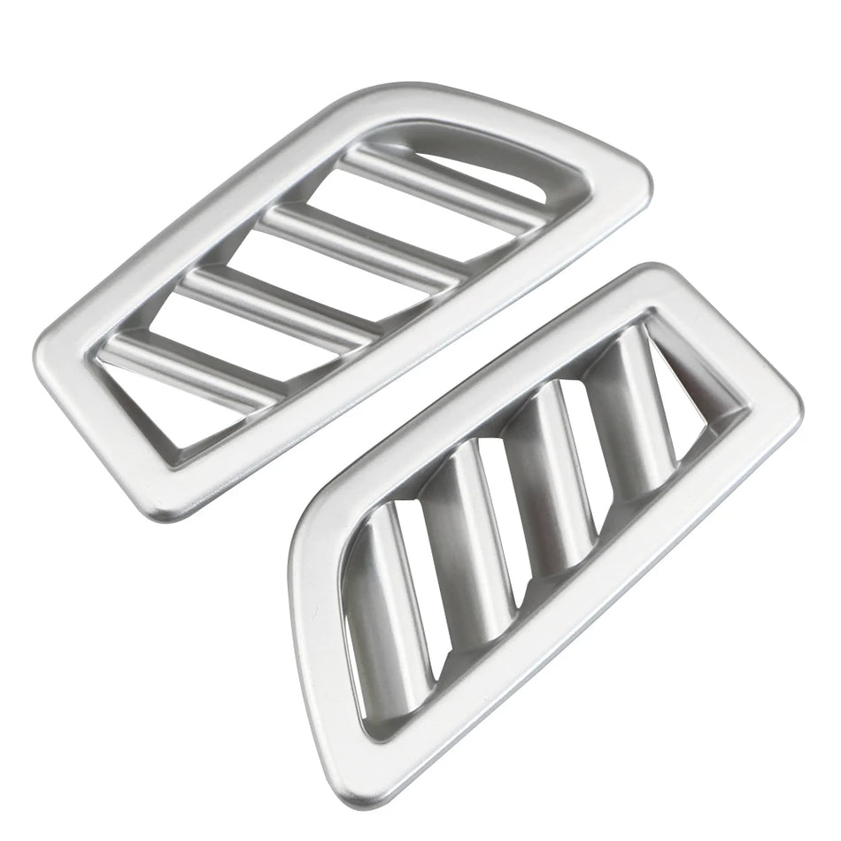 Air Outlet Trim Set for Renault Koleos QM6 - ABS Plastic with Stainless Steel Vent Covers