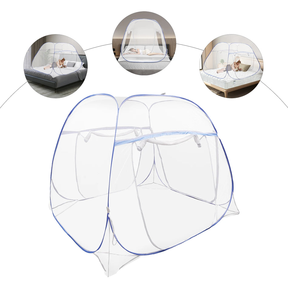 Bed Canopy Full Enclosure – Breathable Mosquito Netting
