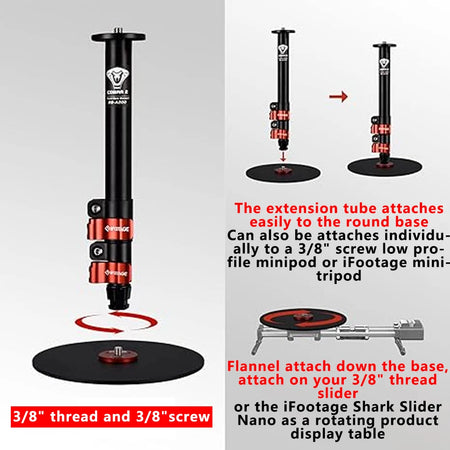 IFOOTAGE Cobra2 RB-A200 Tabletop Monopod &ndash; 10kg Payload