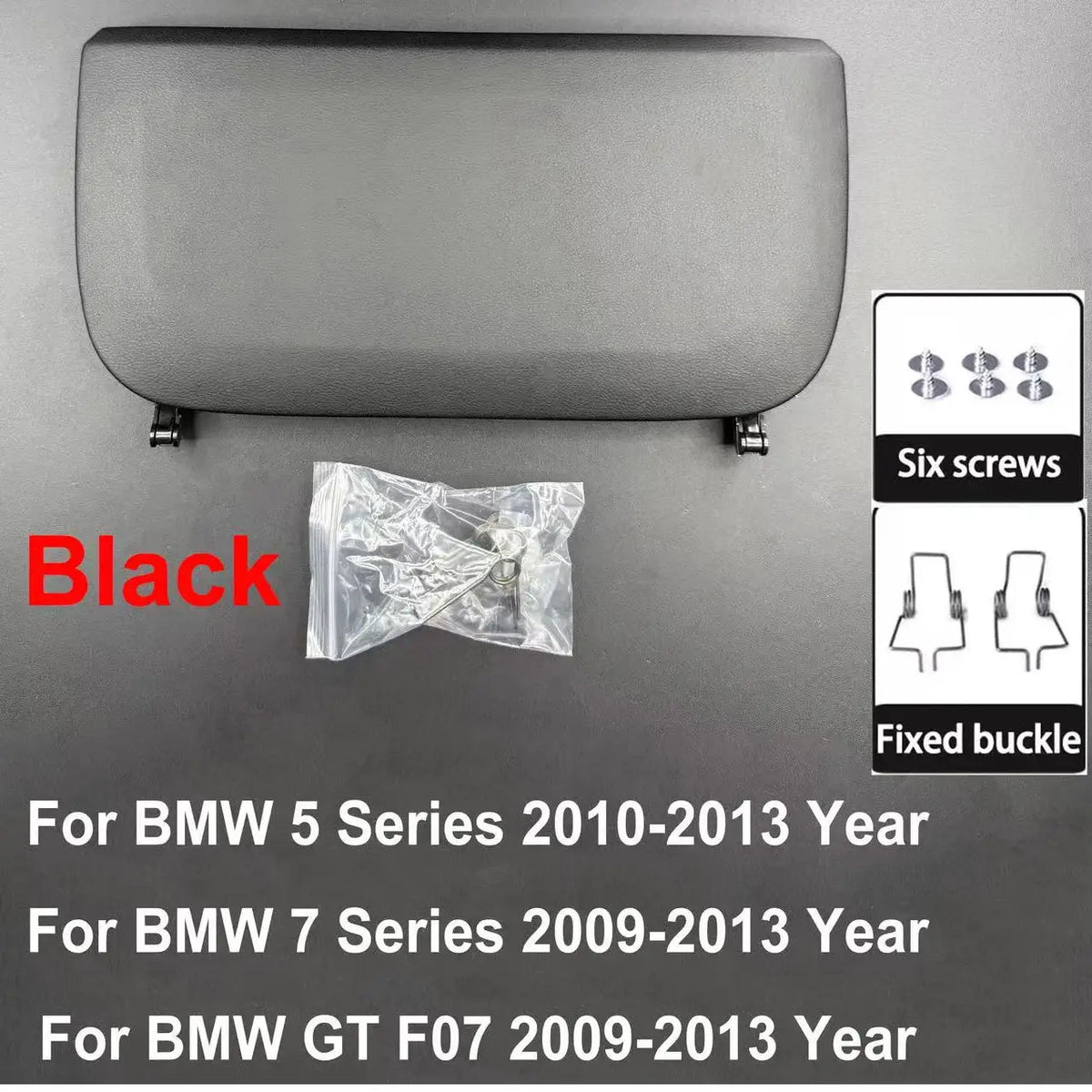 For BMW 5 7 GT Series 2009-2017 F10 F11 F01 F02 F07 Car Seat Back Panel Leather Backrest Storage Pocket Cover by InterCyprus Trading Ltd