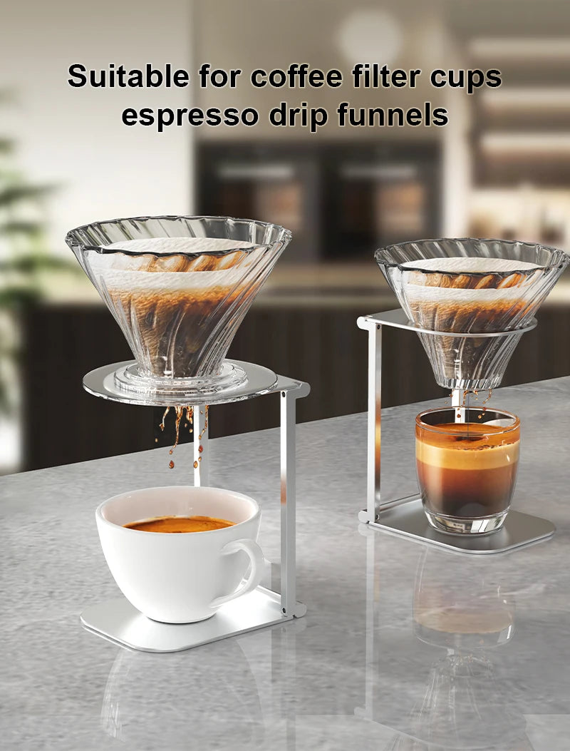 Foldable Aluminum Alloy Coffee Drip Holder &ndash; Portable Stand