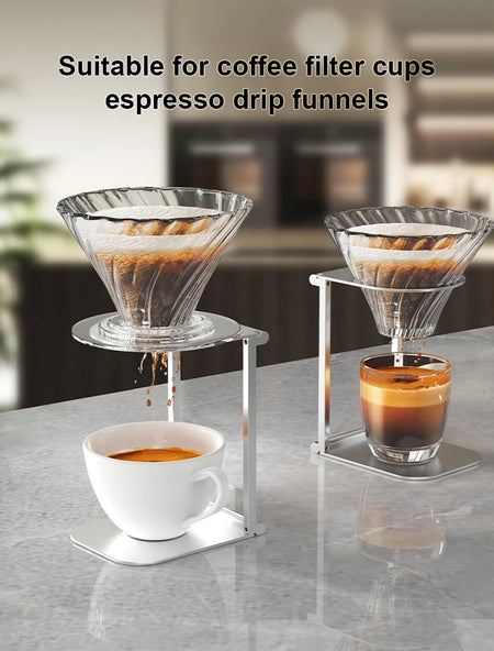 Foldable Aluminum Alloy Coffee Drip Holder &ndash; Portable Stand