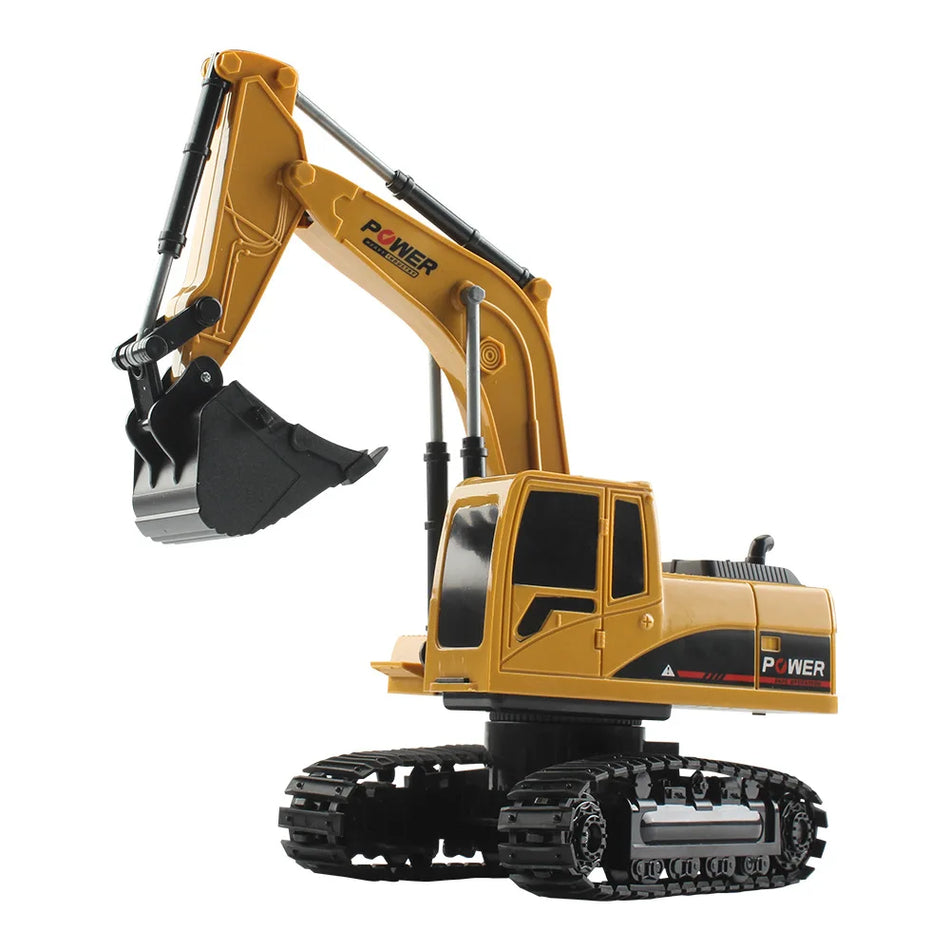 Conuseace 1:24 Excavator RC cu telecomandă, cu tracțiune integrală și lumină inclusă