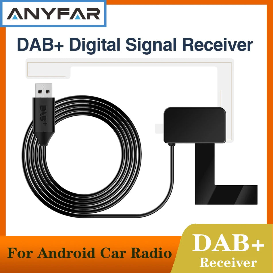 Automobilinis DAB Plus imtuvas Android automobilių radijams, USB sąsaja