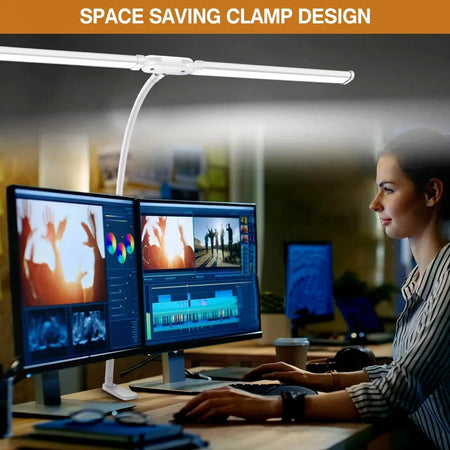 LED Desk Lamp Double/Single Head &ndash; Stepless Dimmable
