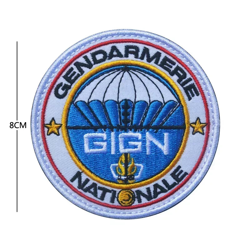 GIGN GIPN BRI Embroidery Patches &ndash; Durable Tactical Patch TH265-V00560