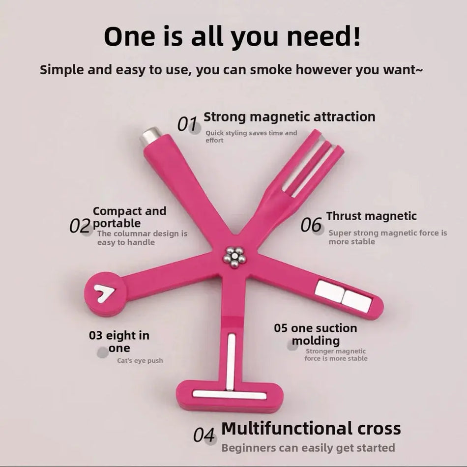 New 8in1 Nail Magnet Multi Functional For Attracting Glass Beads Cat Eye Nail Polish And Gel Polish by InterCyprus Trading Ltd