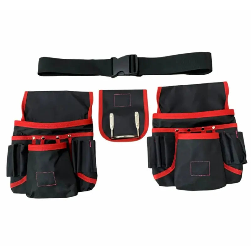Tool Belt Bag Utility Belt Adjustable Pockets Tool Belts Detachable Work Pouch Bag Heavy Waist Apron Versatile Pouch by InterCyprus Trading Ltd