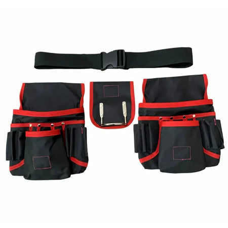 Tool Belt Bag Utility Belt Adjustable Pockets Tool Belts Detachable Work Pouch Bag Heavy Waist Apron Versatile Pouch by InterCyprus Trading Ltd