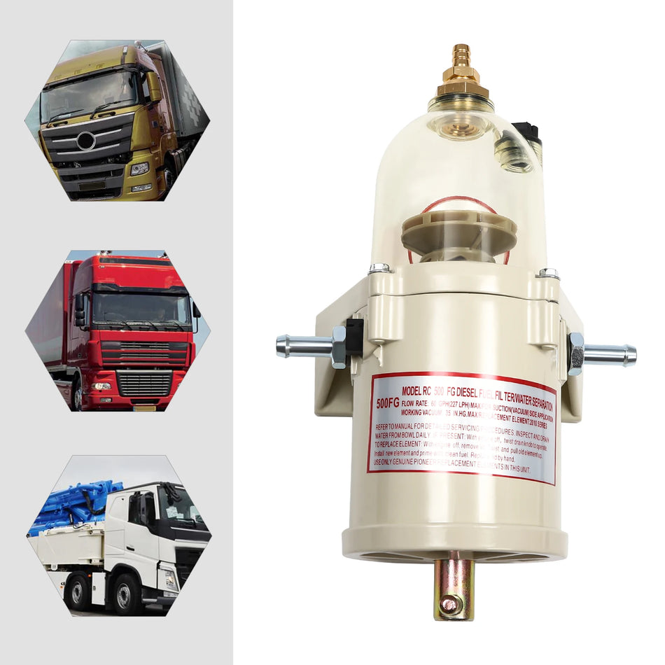 60 Gallons Per Hour Aluminum Oil Water Separator 500FG 500FH