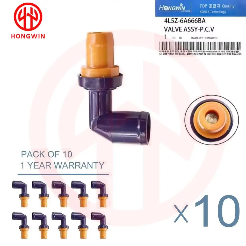 Válvula PCV de plástico para Ford Ranger, Fusion, Escape, Focus, Mercury Mariner, Milan