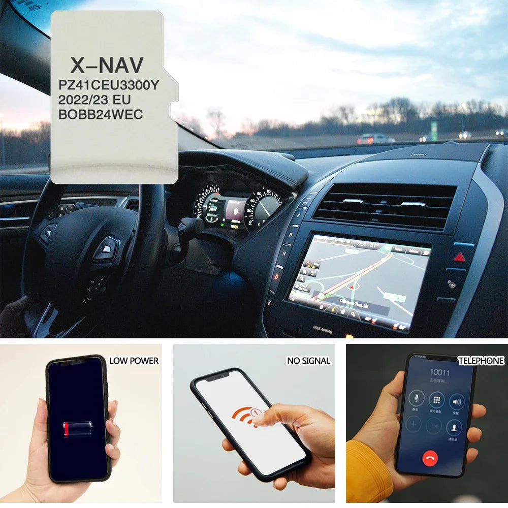 X-NAV Sat Nav PZ41C-EU330-0Y &ndash; Europe UK RU 8GB Maps