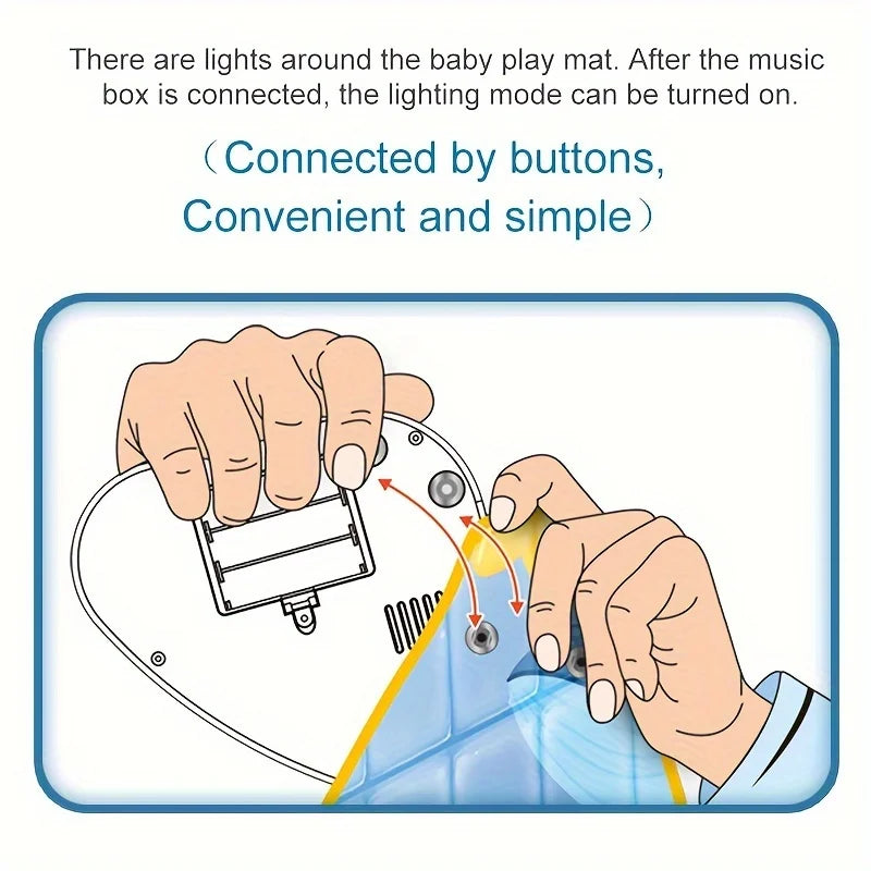 70x100CM Baby Play Mat &ndash; Musical Crawling Floor Mat