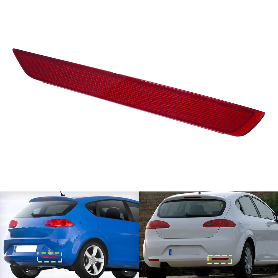 Hinterer Stoßfängerreflektor Lichtbaugruppe für SEAT Leon 2009-2012 rotes Glas rechte Seite