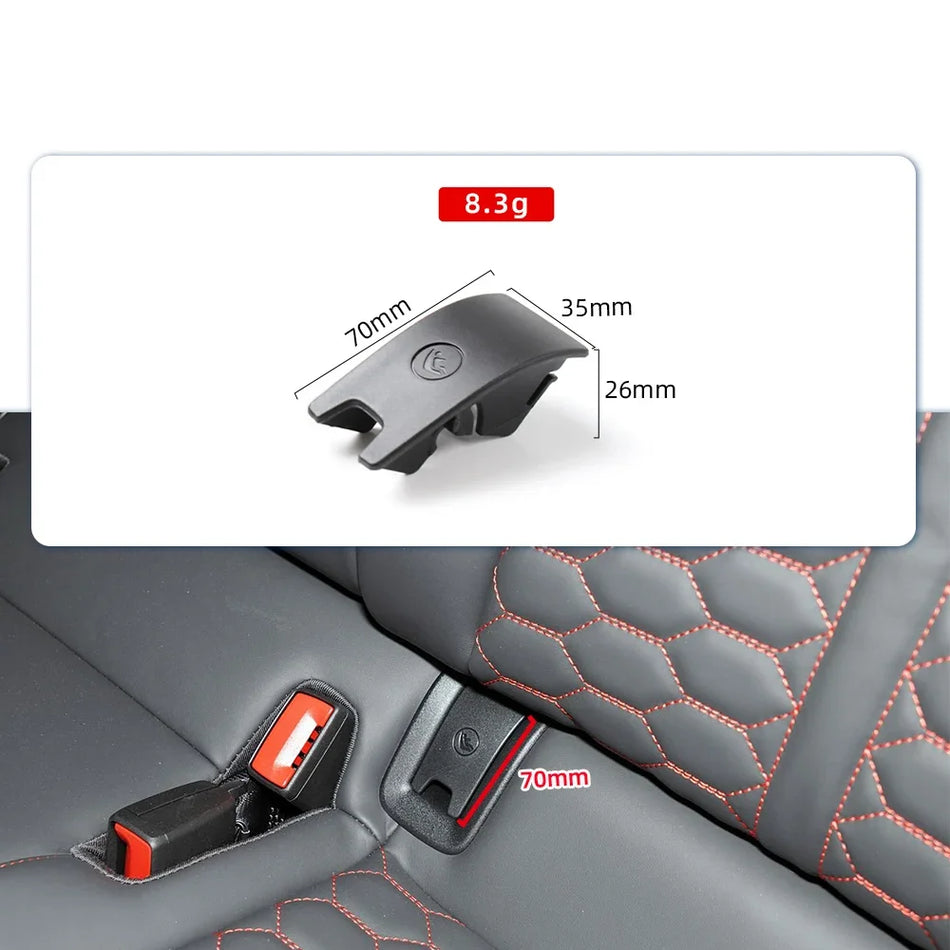 Rear Seat ISOFIX Hook Cover for Audi A4 A5 A6 A7 C7 S6 RS4 RS7 Auto