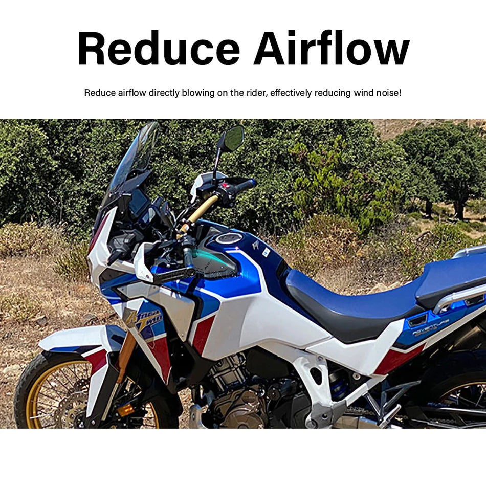Воздушный дефлектор передней вилки Honda CRF1100L Africa Twin Adventure Sports, алюминиевый ветровой дефлектор для комфорта водителя