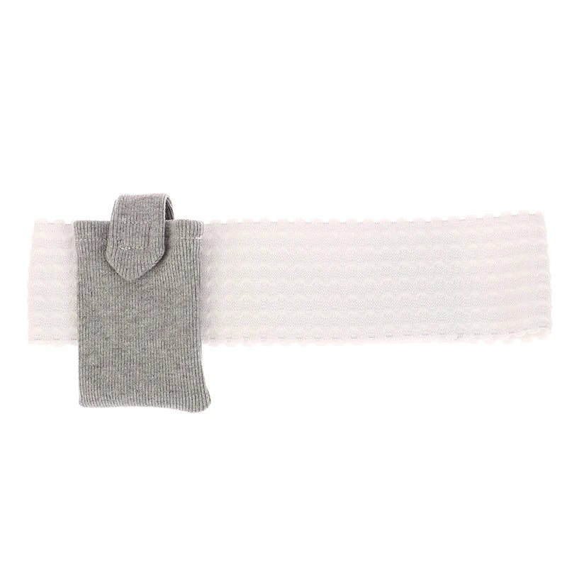Insulin Pump Waist Belt &ndash; Elastic Adjustable Comfort Fit Gray