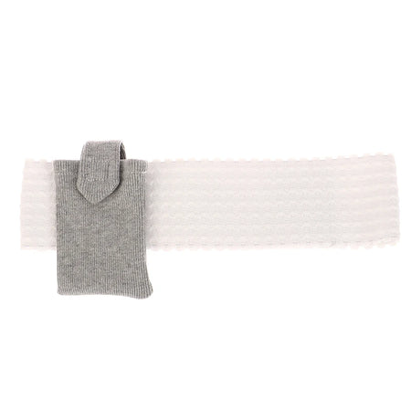 Insulin Pump Waist Belt &ndash; Elastic Adjustable Comfort Fit Gray