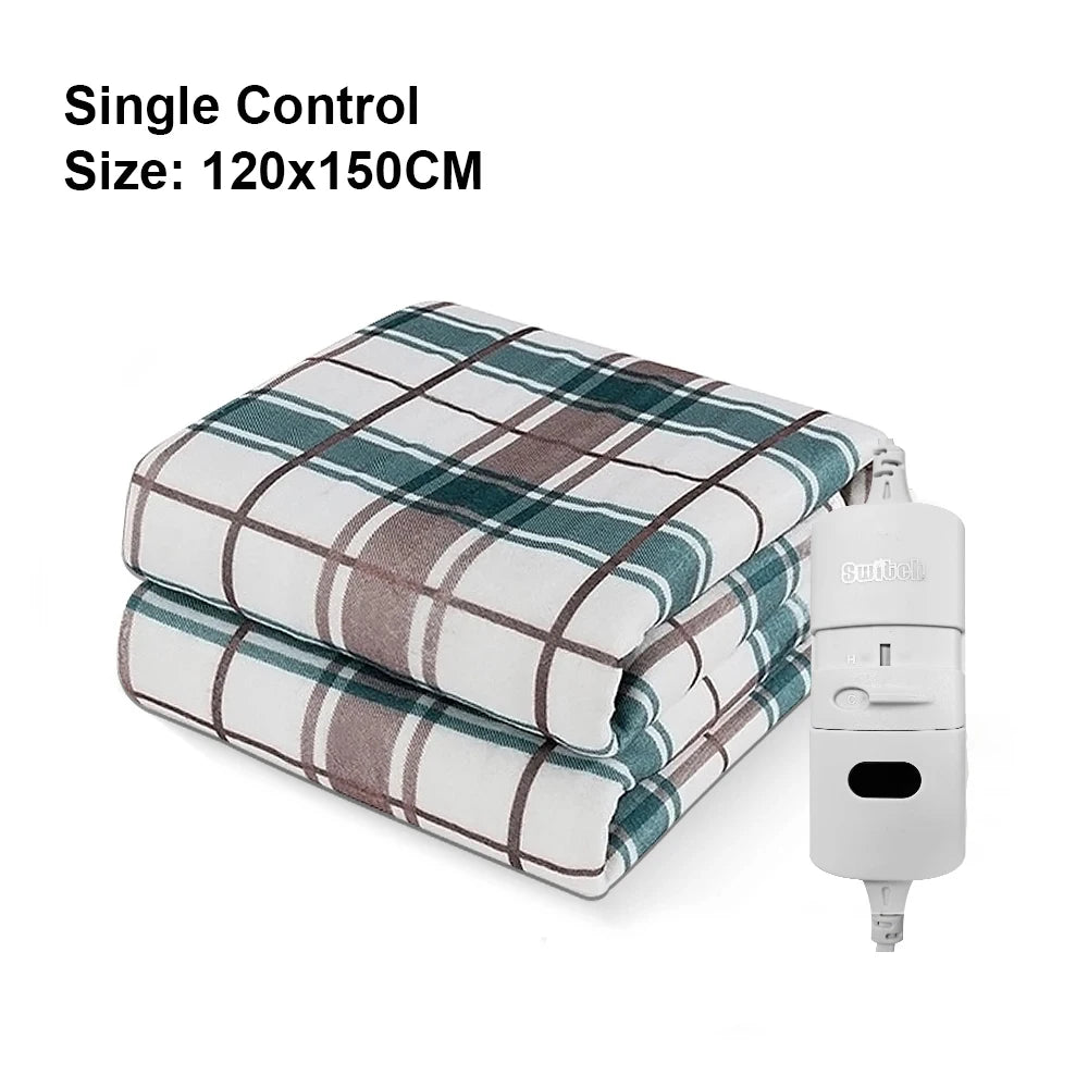 Raugee Electric Blanket 220V &ndash; Automatic Thermostat 120x150cm Lattice / EU