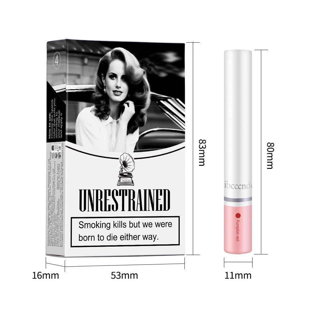 Velvet Matte Waterproof Cigarette Lip Gloss Set