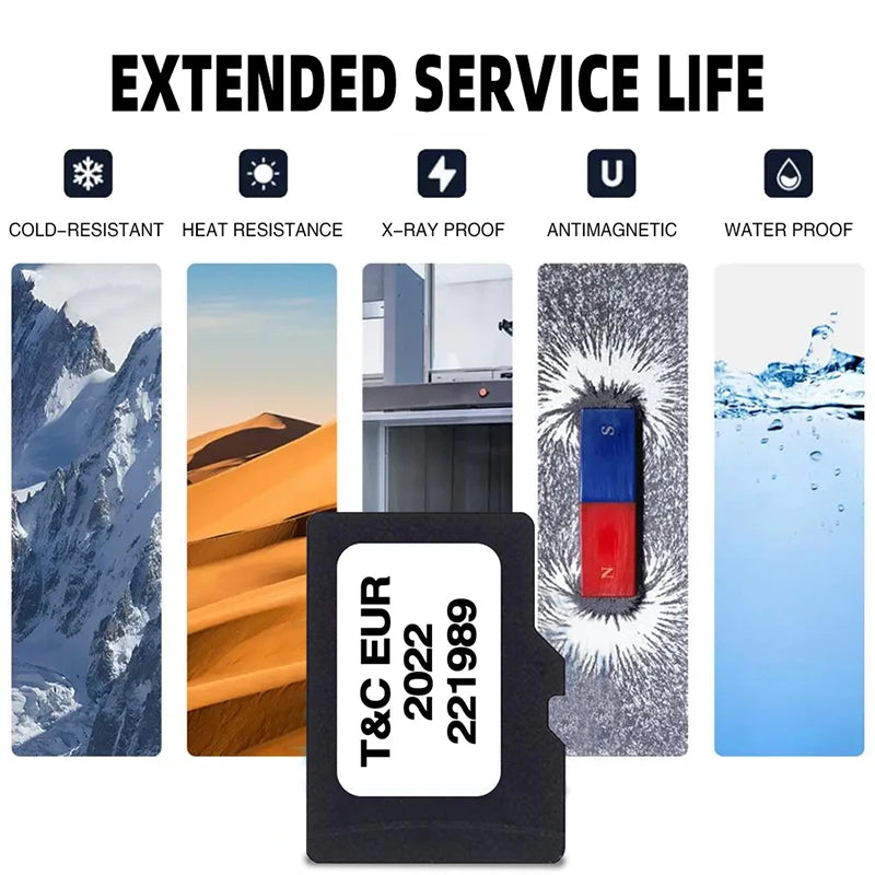 TF Card For Opel Corsa Navi 8GB Europe &ndash; GPS Map Update