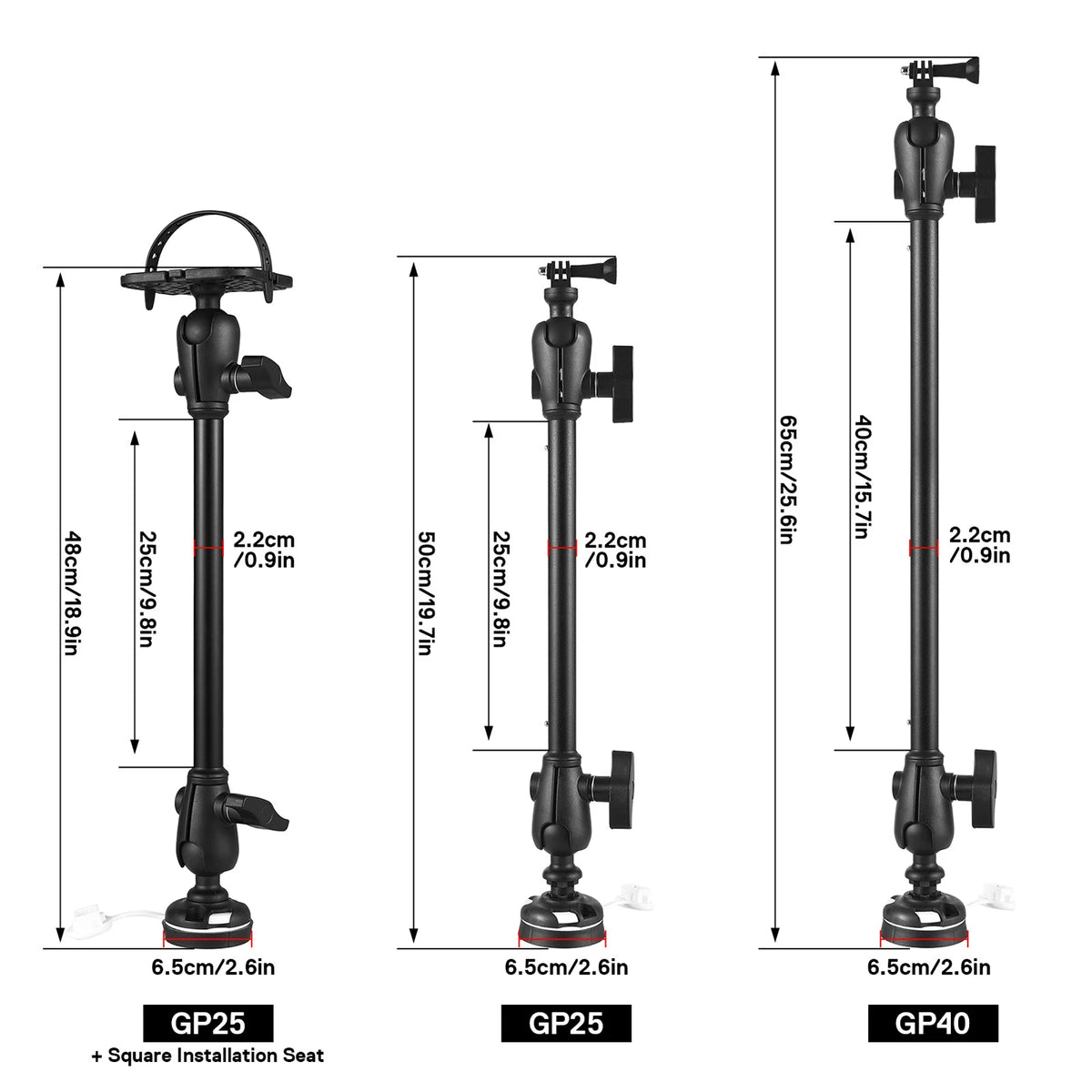 Kayak Camera Mount &ndash; Durable Aluminum And Nylon Build